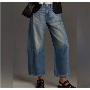 Pilcro/Anthropologie The Kenna Barrel Jeans in Denim Medium